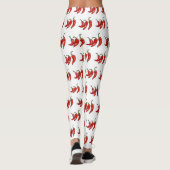 Illustratie Chili cartoon Leggings (Achterkant)