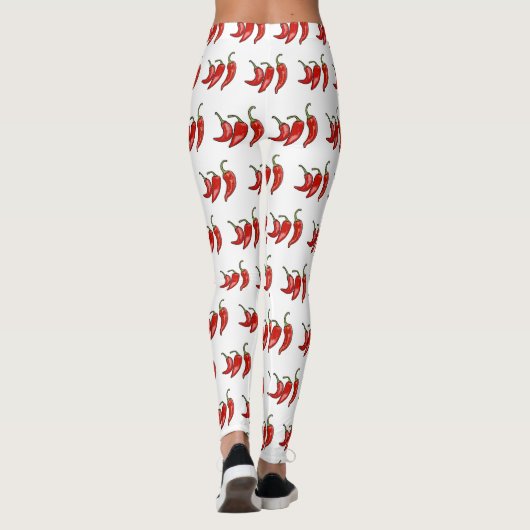 Illustratie Chili cartoon Leggings (Achterkant)