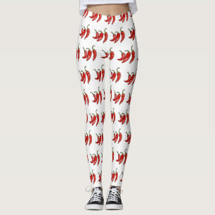 Illustratie Chili cartoon Leggings