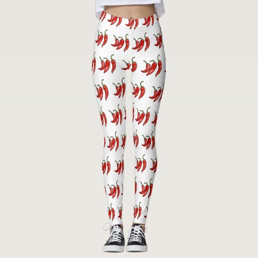 Illustratie Chili cartoon Leggings (Voorkant)
