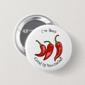 Illustratie Chili cartoon Ronde Button 5,7 Cm (Voorkant /achterkant)