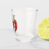 Illustratie Chili cartoon Shot Glas (Rechts)