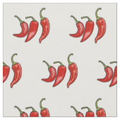 Illustratie Chili cartoon Stof (Close Up)