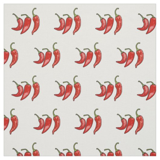 Illustratie Chili cartoon Stof (Swatch)