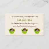 Illustratie Chocolate Truffle-Visitekaartjes Visitekaartje (Achterkant)