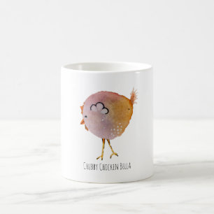 Illustratie chubby chicken Bella Koffiemok