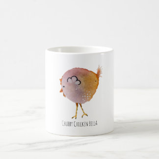 Illustratie chubby chicken Bella Koffiemok