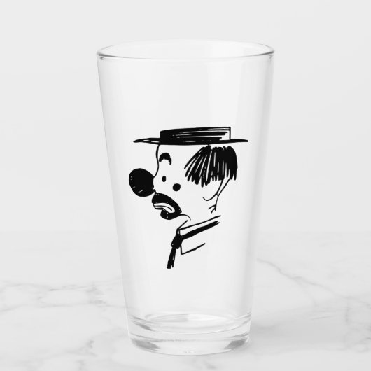 illustratie Clown Glas (Voorkant)