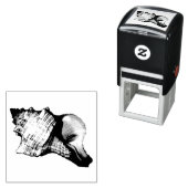 illustratie Conch Shell Zelfinktende Stempel (In situ)