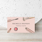 Illustratie Cosmetics Makeup Stylist Blush Visitekaartje