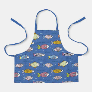 Illustratie "Cute Fishes" Schort