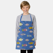 Illustratie "Cute Fishes" Schort (Gedragen)