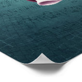 Illustratie Cute Girl Doll Poster (Hoek)