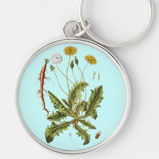  illustratie Dandelion Sleutelhanger (Voorkant)