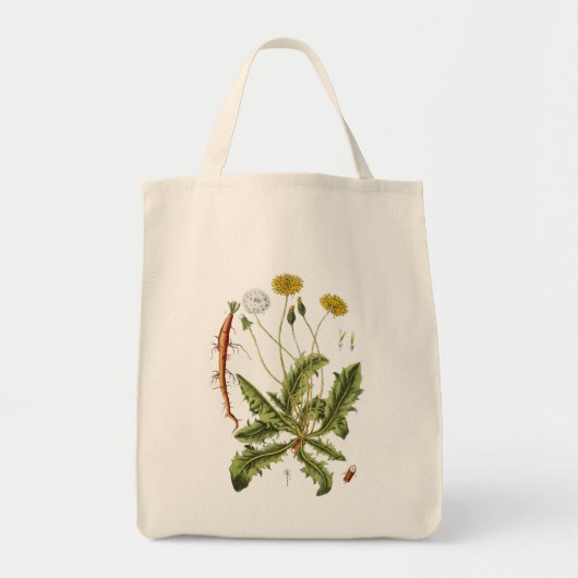 illustratie Dandelion Tote Bag (Voorkant)