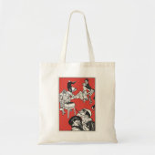 Illustratie dansers (Apachentänze!) van Moriz Jung Tote Bag (Voorkant)