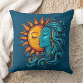 illustratie Day Lady Sky Kussen (Deken)