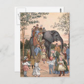  illustratie "De dierentuin" Briefkaart (Voorkant / Achterkant)