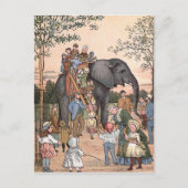  illustratie "De dierentuin" Briefkaart (Voorkant)