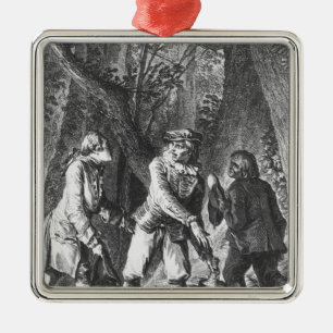 Illustratie "De dokter in de geest van zichzelf" Metalen Ornament