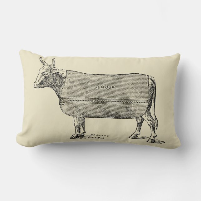  ILLUSTRATIE De Koe Welfare L Pillow Kussen (Voorkant)