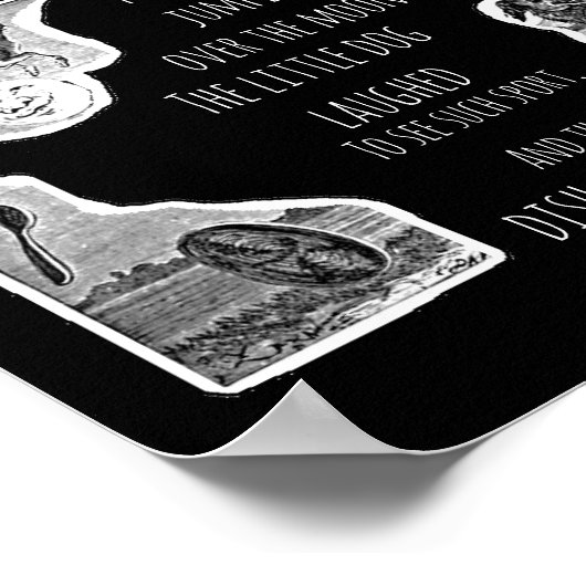 Illustratie: Diddle Diddle Nursery Rhyme Poster (Hoek)