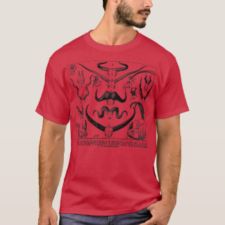 Illustratie dierpaarden t-shirt