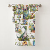 Illustratie Dinosaur Bad Handdoek (Insitu)