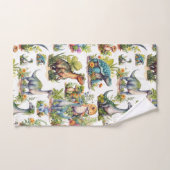 Illustratie Dinosaur Bad Handdoek (Handdoek)
