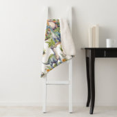 Illustratie Dinosaur Sherpa Deken (In situ)