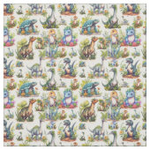 Illustratie Dinosaur Stof (Swatch)