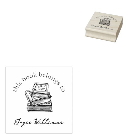  illustratie Dit boek behoort tot de aangepaste ve Rubberstempel (Gestempeld)