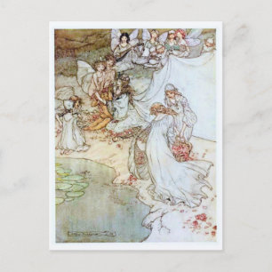  illustratie door Arthur Rackham Fairies Briefkaart