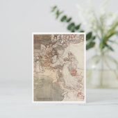  illustratie door Arthur Rackham Fairies Briefkaart (Staand voorkant)
