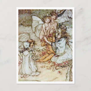  illustratie door Arthur Rackham Fairies Briefkaart