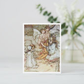  illustratie door Arthur Rackham Fairies Briefkaart (Staand voorkant)