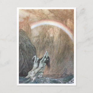 illustratie door Arthur Rackham Ring Cycle Briefkaart