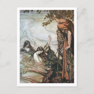  illustratie door Arthur Rackham Ring Cycle Briefkaart