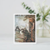  illustratie door Arthur Rackham Ring Cycle Briefkaart (Staand voorkant)