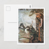 illustratie door Arthur Rackham Ring Cycle Briefkaart (Voorkant / Achterkant)