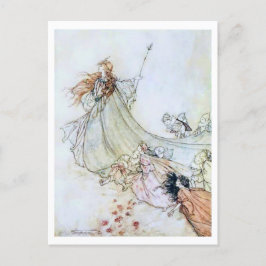 illustratie door Arthur Rackham Titania Briefkaart
