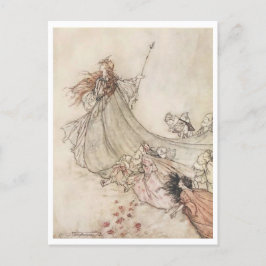 illustratie door Arthur Rackham Titania Briefkaart