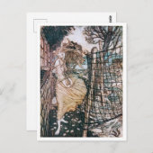  illustratie door Arthur Rackham Undine Briefkaart (Voorkant / Achterkant)