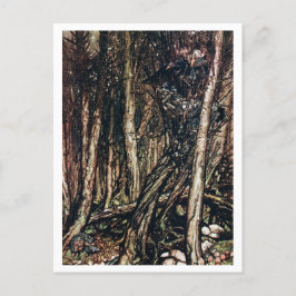 illustratie door Arthur Rackham Undine Briefkaart