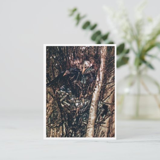  illustratie door Arthur Rackham Undine Briefkaart (Staand voorkant)