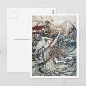  illustratie door Arthur Rackham Undine Briefkaart (Voorkant / Achterkant)