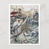  illustratie door Arthur Rackham Undine Briefkaart (Voorkant)