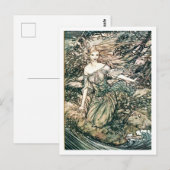  illustratie door Arthur Rackham Undine Briefkaart (Voorkant / Achterkant)