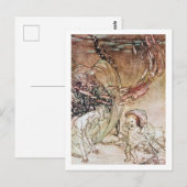  illustratie door Arthur Rackham Undine Briefkaart (Voorkant / Achterkant)