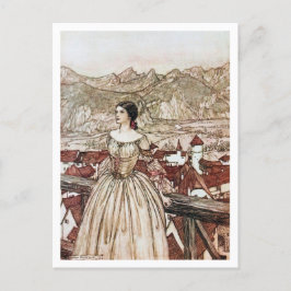 illustratie door Arthur Rackham Undine Briefkaart